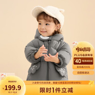 巴拉巴拉嬰兒羽絨服男童冬季女童短款外套造型2024可愛(ài)洋氣萌208424107234