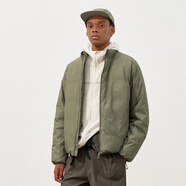 714street戶(hù)外輕量防水三星安心絨羽絨服男2025冬季銀膜鎖溫外套 卡其色 L