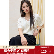 獨(dú)束大碼女裝2025夏季新品蕾絲花邊法式浪漫小衫微胖甜美顯瘦襯衫 梔子白 4XL （尺碼：6）