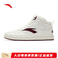 安踏（ANTA）男板鞋 象牙白/絳紅色-2 39 (男6.5)