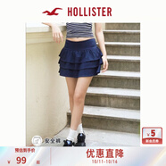 HOLLISTER25夏季新款甜美芭蕾風(fēng)蓬蓬蛋糕短裙裙褲女裝343-5082 海軍藍(lán) XS (160/64A)標(biāo)準(zhǔn)版