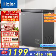 海爾（Haier）100升-40℃小冰柜家用商用 冷藏柜冷凍柜兩用冰柜京東自營小型冰箱小型冷柜BC/BD-100GHEPSD9D