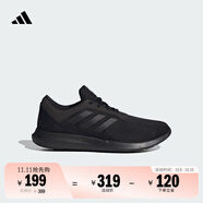 adidas CORERACER隨心暢跑網(wǎng)面休閑跑步鞋男子阿迪達斯官方輕運動(dòng) 黑色   42