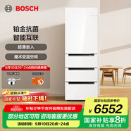 博世（BOSCH）冰箱 M6四開門多門406L大容量家用變頻電冰箱 超薄嵌入式 鉑金抗菌 風冷無霜 支持國家補貼 KGF42VA20C