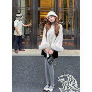 盈瓷品質(zhì)｜百搭無(wú)縫連體打底褲女秋外穿顯瘦顯腿長(cháng)襪褲配裙子 灰色 打底褲 均碼