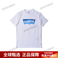李維斯（Levi's）男款經(jīng)典LOGO印花短袖T恤 17783-0140 藍色logo:22489-0118 M