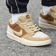 耐克（NIKE）SB FORCE 58滑板鞋男鞋2025秋冬季新款情侶翻毛皮運(yùn)動鞋休閑鞋 DV5477-202淺英國褐/杏茶色/棕色 38.5