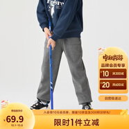 巴拉巴拉童裝兒童褲子男童女童加絨長(zhǎng)褲冬保暖運(yùn)動(dòng)休閑束腳褲208424108217