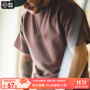馬登工裝華夫格重磅t恤男美式復古老錢(qián)風(fēng)正肩半袖衫男款夏季男士短袖 咖啡色 【透氣/2025新款潮牌】 S (165) 【順豐24h速發(fā)】