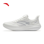 安踏（ANTA）晴空丨運動(dòng)鞋女鞋秋冬新款輕便透氣跑步鞋女通勤慢跑鞋女 紙莎白/霧灰-1 36.5 （女6）