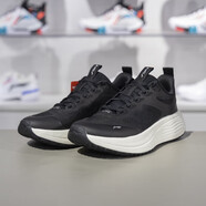 李寧（LI-NING）SOFT LITE女子休閑鞋2025秋季新款緩震透氣鞋子運動鞋跑步鞋 黑色 AGLU038-1 35