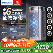 飛利浦（PHILIPS）空氣凈化器除甲醛神器新房急入住家用寵物凈化機(jī)除煙味病毒過(guò)敏原吸毛臥室專(zhuān)用國(guó)家補(bǔ)貼AC9008