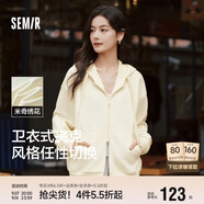 森馬迪士尼米奇家族合作外套女連帽寬松2025春季繡花夾克109125108001