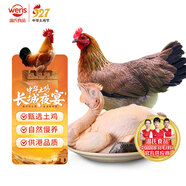 溫氏 供港黑腳土雞2斤 青腳土雞 農(nóng)家散養(yǎng) 冷凍生鮮走地雞煲湯食材