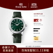 冠藍獅（Grand Seiko） 四季手卷gs官方手動上鏈機械大三針正裝簡約皮帶男女表SBGW283G 杪夏SBGW285G
