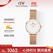 丹尼爾惠靈頓（DanielWellington）DW手表女 簡(jiǎn)約歐美表鋼帶石英女士手表生日禮物送女友DW00100219