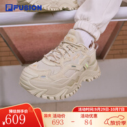 FILA FUSION斐樂(lè )女鞋經(jīng)典硬糖鞋厚底鞋時(shí)尚運動(dòng)休閑鞋 【夏威夷果黃-MS】 硬糖鞋1代 37.5