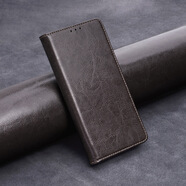 1適用iphone17真皮翻蓋手機殼蘋(píng)果16pro商務(wù)16e水晶紋錢(qián)夾手機套1 灰色 iPhone6plus/iPhone6SPlus