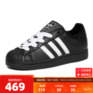 ADIDAS阿迪達(dá)斯韓國(guó)直郵貝殼頭運(yùn)動(dòng)休閑鞋 三葉草低幫休閑小白鞋男女 JI0216 黑白/明星同色 39