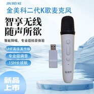 金美科長(zhǎng)虹電視K歌話筒家用K歌無(wú)線麥克風(fēng)長(zhǎng)虹電視麥克風(fēng)A3啟客電視話筒 旗艦版充電混響單話筒--長(zhǎng)虹原裝