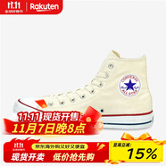 匡威（Converse）帆布運(yùn)動(dòng)板鞋 ALL STAR HI高幫休閑鞋 經(jīng)典男女全明星 日本直郵 WH-米色 24.5 （39）