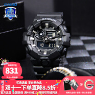 卡西歐（CASIO）【送禮物】男手表G-SHOCK黑武士悟空黑金潮流時尚運動電子表 GA-700-1B圣斗武士-全國聯(lián)保