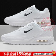 耐克（NIKE）男鞋 25秋季新款A(yù)IR緩震氣墊鞋舒適耐磨休閑鞋輕便透氣跑步鞋子男 MAX氣墊/純白色【曬圖-10】 42.5 碼（內(nèi)長(zhǎng)270mm）