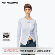 ANN ANDELMAN【明星同款】2025春款不規(guī)則針織衫長袖開衫 淡紫色 S