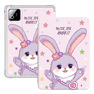 zoyu 適用小米平板8保護套小米平板8pro保護殼2025新款11.2英寸2024小米平板7氣囊7Pro卡通6可愛(ài)mipad 紫色可愛(ài)兔【配鋼化膜】 小米平板8/8Pro【11.2英寸】