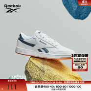 Reebok銳步官方夏男女TECHQUE T經(jīng)典舒適復(fù)古運(yùn)動(dòng)休閑小白鞋板鞋 CN3196-藏青色 35