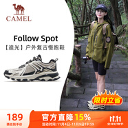 駱駝（CAMEL）追光復(fù)古慢跑步女鞋山系戶外運動鞋 K23C09L7035 蛾子灰 37