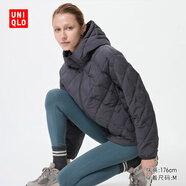 優(yōu)衣庫女裝PUFFTECH空氣棉服連帽外套469871 08 深灰色 3XL
