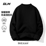 GLM毛衣男秋冬季重磅加厚半高領(lǐng)長袖針織衫男士潮流寬松保暖打底衫