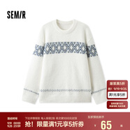 森馬毛衫男冬季費(fèi)爾島提花民族風(fēng)針織衫復(fù)古情侶毛衣109724107206