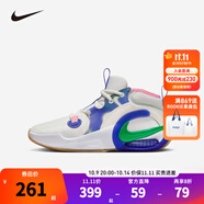 NIKE 耐克男女童籃球鞋AIR ZOOM CROSSOVER 2氣墊緩震支撐兒童運動鞋 FN6675-500 37.5 【建議腳長23.5cm】