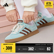 adidas「T頭鞋」VL COURT復(fù)古休閑板鞋德訓(xùn)鞋男女阿迪達(dá)斯輕運(yùn)動 淺閃光藍(lán)/棕色/淡綠   38