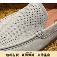 暇步士（Hush Puppies）2025春商務(wù)通勤男休閑皮鞋AM5 灰色 38