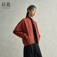 日著（rizhuo）日著原創(chuàng)設計女裝2025秋新款城市輕戶外棒球服飛行員夾克短外套 俠紅 XL