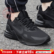 耐克（NIKE）官方男鞋 25冬新款運(yùn)動(dòng)鞋AIR緩震氣墊鞋透氣網(wǎng)面休閑鞋跑步鞋子男 010-純黑/軟彈緩震【百搭主推】 40 內(nèi)長(zhǎng)250mm