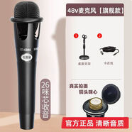 希捷優(yōu)選e300麥克風(fēng)直播專(zhuān)用48v電容麥手機臺式電腦k歌錄音話(huà)筒聲卡家用 48ve300+用于創(chuàng  )新內置聲卡 官方標配