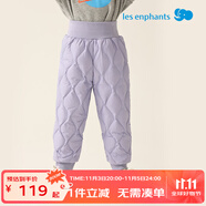 麗嬰房【三防】兒童羽絨褲兒童高腰羽絨褲秋冬新款男童女童保暖羽絨褲 紫色 110 cm