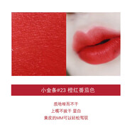 Saint Laurent圣羅蘭YSL小黑條口紅 唇膏顯白314小金條化妝品禮物送女友 小金條23 橙紅番茄