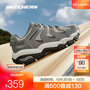 斯凱奇（Skechers）醒山丨戶外鞋男女款春夏透氣徒步鞋防滑耐磨休閑運(yùn)動 男款/灰色/GRY 40