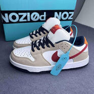 CLENIKEED莆田純原SBDunk高品質(zhì)黑白生膠AJ1男女同款休閑運動(dòng)低 Dunk米白紅內置氣墊摩擦有 41