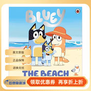 小藍狗布魯伊繪本 Bluey 英文原版 小藍狗布魯里 20冊 小小圖書(shū)館 Bluey and Friends Little Library 紙板書(shū) The Beach 海灘