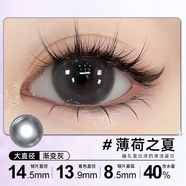 Sweet Color【爆閃系列】日拋10片裝美瞳爆閃日落舒適水光百搭彩色隱形眼鏡 【薄荷之夏】瞳孔里沉浮的清涼夏日14.5mm 350度