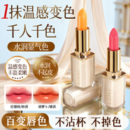 KOOGIS胡蘿卜素溫感變色潤唇膏唇膜紅櫻桃保濕滋潤補水防干裂女唇炎淡紋