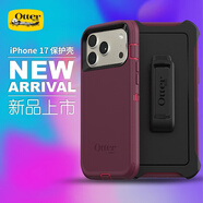錦灝OtterBox美國(guó)進(jìn)口iPhone17pro max手機(jī)殼1plus皮帶夾15支架14全包13防摔蘋果12保護(hù)套11運(yùn)動(dòng) 防御者三層保護(hù)紫色 5.4英寸蘋果13mini