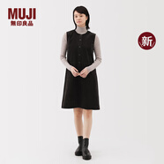 無(wú)印良品（MUJI）女式木棉混燈芯絨背帶裙女裝連衣裙裙子25年秋季新品BC2OBC5A 深棕色 M (160/84A)