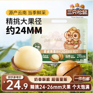三只松鼠夏威夷果500g/袋 堅果炒貨干果約24-26mm大果休閑零食送禮 